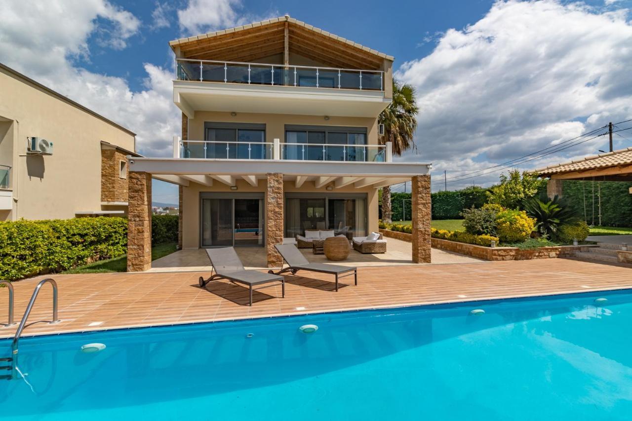 Nefeli & Dina Villas By Diomedes Group Неа-Муданія Екстер'єр фото